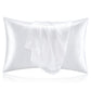 Bedelite Toddler Pillowcases 13X18 Inches - Super Soft And Silky Satin Pillowcase For Hair And Skin 2 Pack, White Cooling Pillow