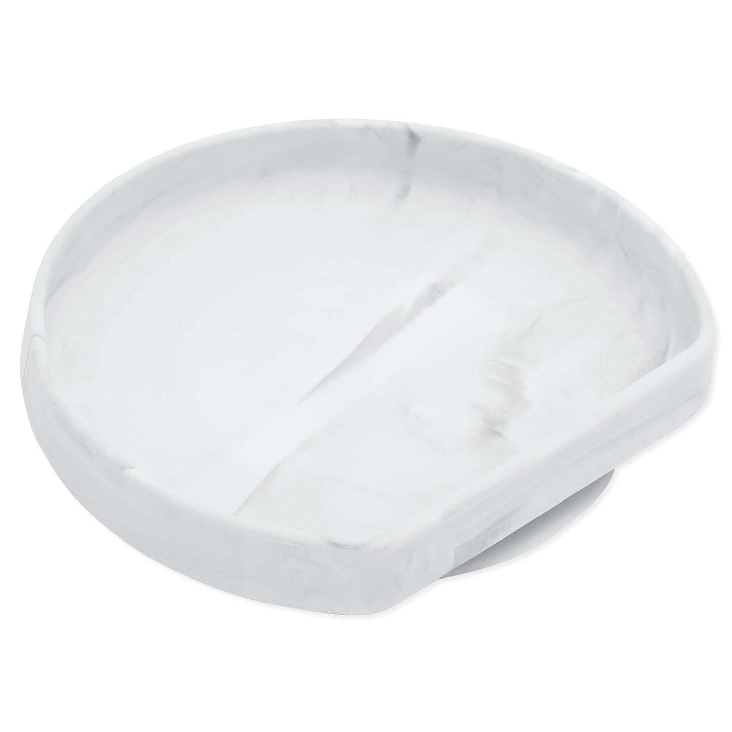 Bumkins Toddler and Baby Suction Plate, Silicone Grip Dish for Babies and Kids, Baby Led Weaning, Children Feeding Supplies, Non
