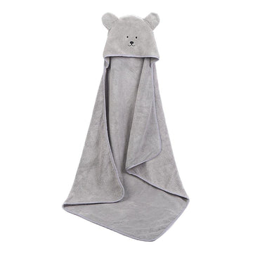 MERISHOPPBaby Hooded Towel Cartoon Bathrobe Gift for Unisex Girl Boy Children Grey|Baby|Bathing & Grooming|Towels & Washcloths