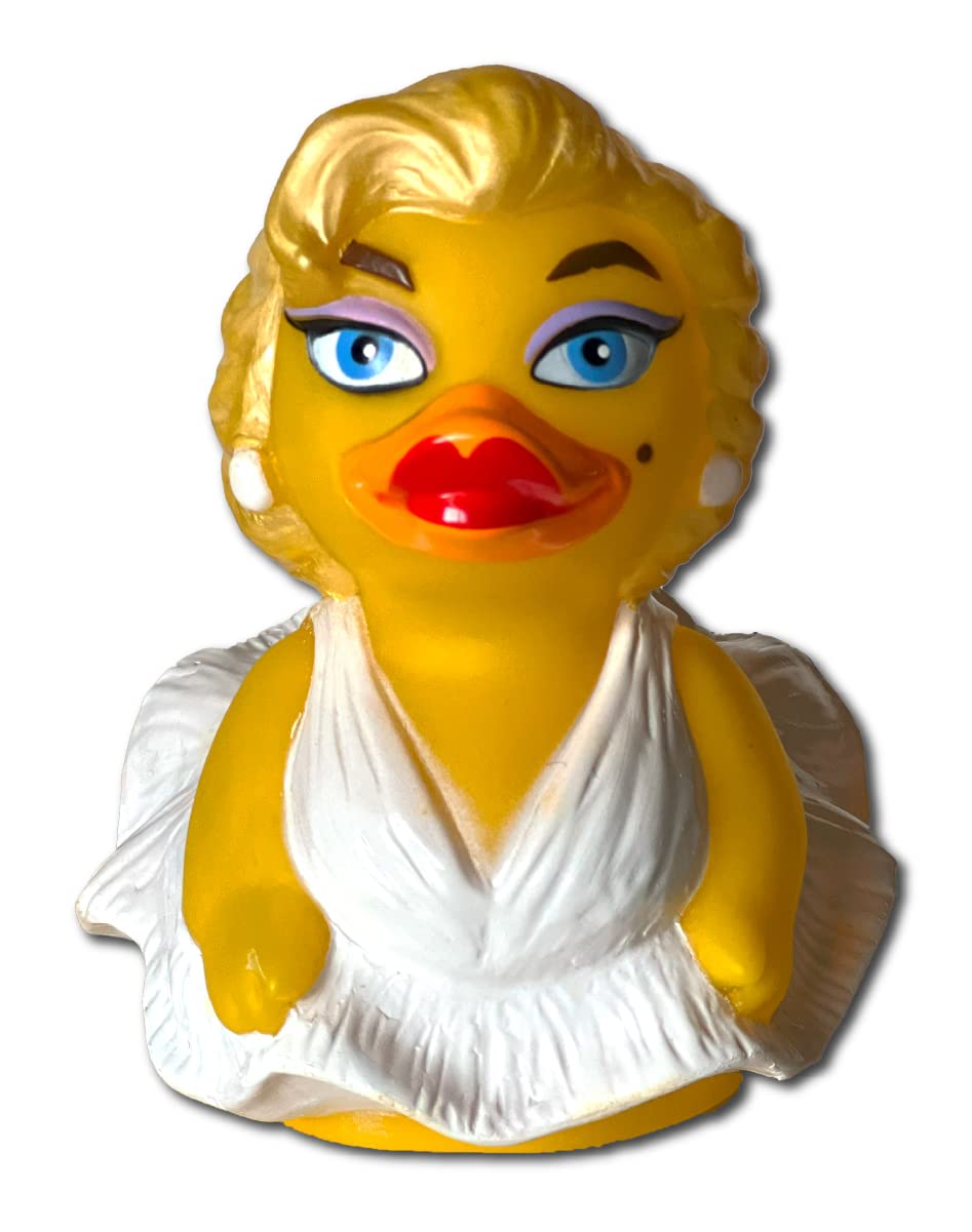 CelebriDucks - Pond Bombshell - Floating Rubber Ducks - Collectible Bath Toy Gift for Kids & Adults of All Ages