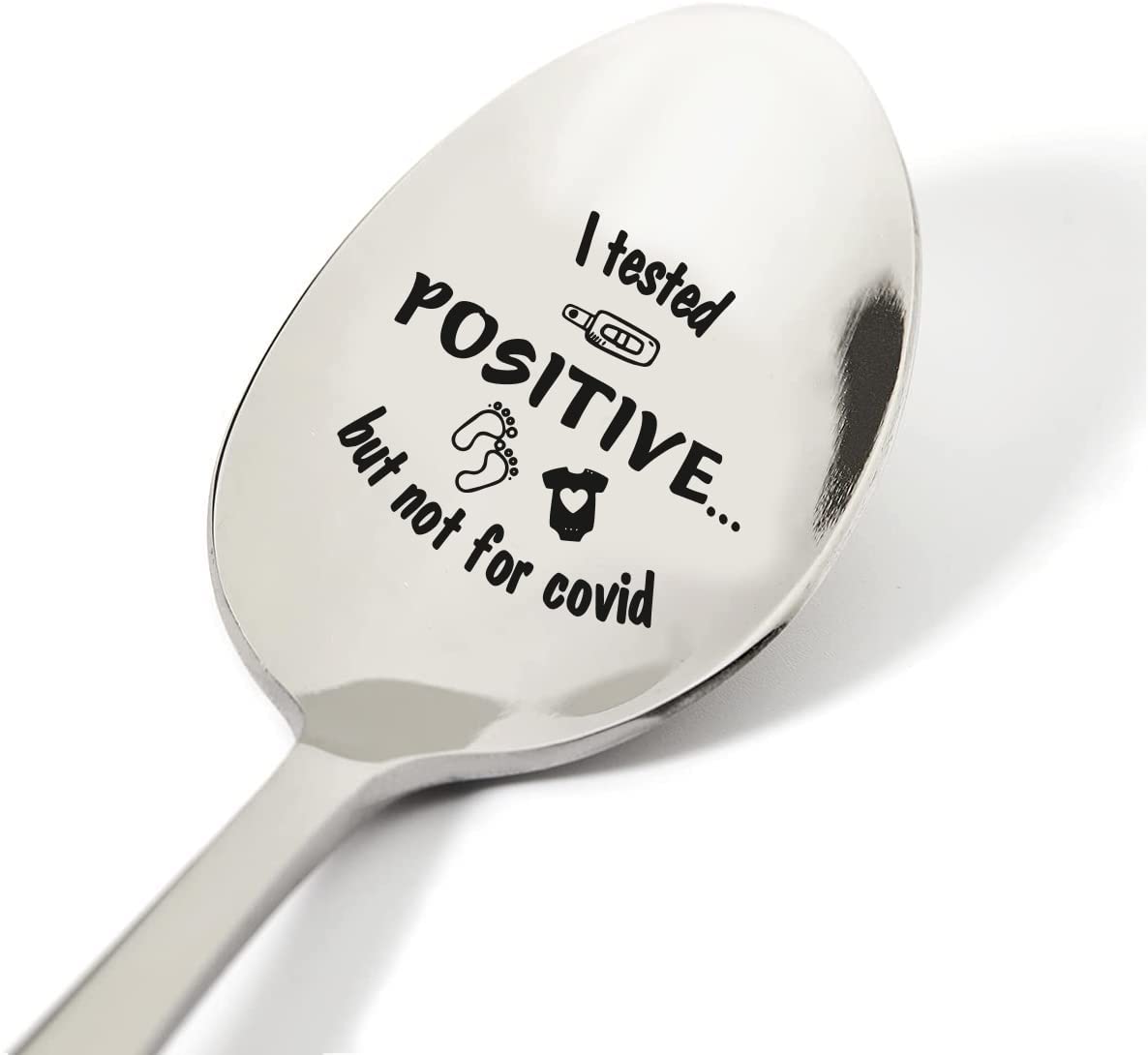 I Tested Positive But Not For Covid Pregnancy Announcement Spoon Cute Ways To Announce Baby Bump Surprise Reveal For Soon To Be