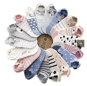 Khillayox GirlS Cotton Loafer Socks (Multicolour, Free Size) (5)