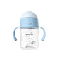 Evorie Tritan Baby Sippy Cup Weighted Gravity Straw Toddler Beginner Training Bottle, 7 Oz Leakproof Award Winning Infant Water