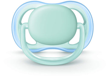 Philips Avent Ultra Air Pacifier, 0-6 Months, Blue/Green, 2 Pack, Scf244/20