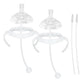Straw Cup Soft Spout Conversion Kit For Philips Avent Natural Baby Bottle, Bottle Handles And Weighted Straw (2 Pack)