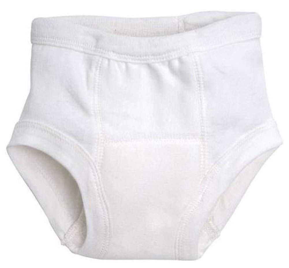 UNDER THE NILE APPAREL Unisex-baby Infant Training Pants, Off-White, 12-24M