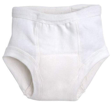 UNDER THE NILE APPAREL Unisex-baby Infant Training Pants, Off-White, 12-24M