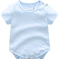 Abolai Cute Baby Boys Clothes Toddler Whale Jeans Romper Set With Blue Short Sleeve T-Shirt Blue 90