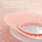 Baby Shower Cap Shield, Pink Bathing Cap Bath Hat Bathing Safe Silicone Protection, Soft Adjustable Visor Hat For Protector Head
