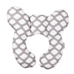 Vocheer Baby Travel Pillow(Upgraded), Head And Neck Support Pillow For Pushchair, Car Seat,Stroller, Bouncer, Cotton(White Cloud