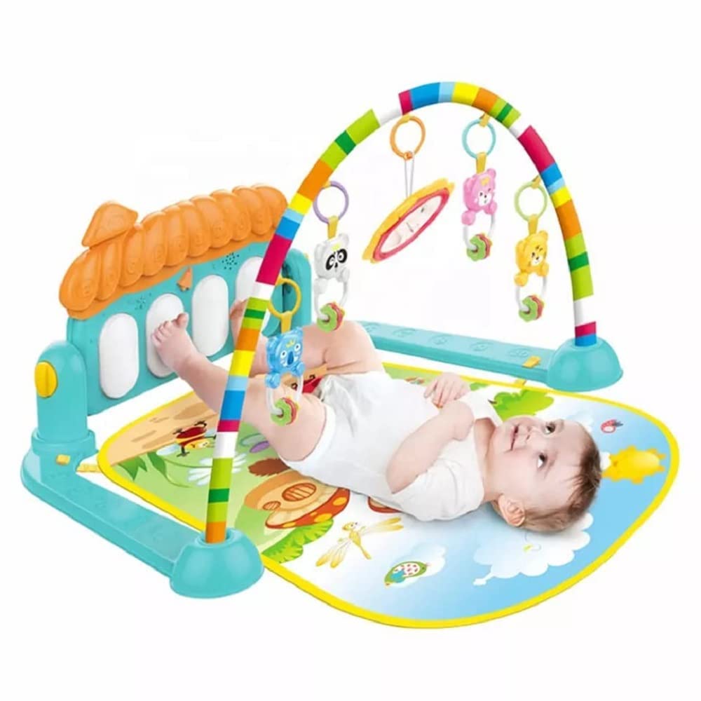 Toysbuddy Kick And Play MultiFunction Abs High Grade Plastic Piano Baby Gym And Fitness Rack, 50 X 37.2 X 8.4 Cm