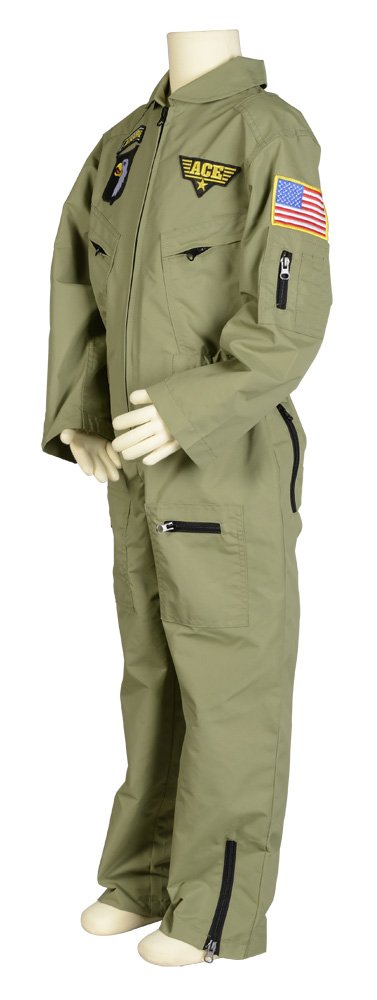 Aeromax Jr. Fighter Pilot Suit With Embroidered Cap, Size 6/8.