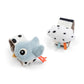 Done by Deer Wrist Rattle Set for Babies - 2-Pack Happy Clouds - Newborn Sensory Toy with Crinkle & Rattle - Soft Blue Baby Brac