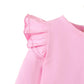Cm-Kid Valentine'S Day Shirts For Toddler Girl Little Girls Pink Crewneck Pullover Tops Baby Hearts Print Sweatshirt Clothes 5-6