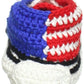 Jefferies Socks Baby-Boys Newborn Sneaker Boy Bootie, Red/Blue, Newborn