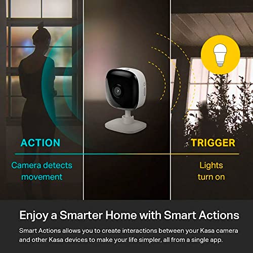 Kasa Smart Security Camera For Baby Monitor, 1080P Hd Indoor-Camera For Home Security With Motion Detection, Two-Way Audio, Nigh