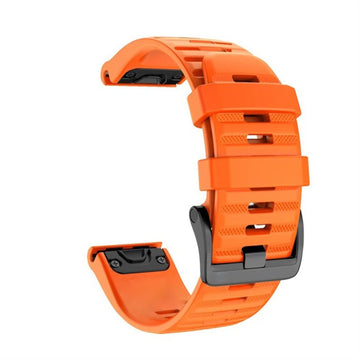 KAVJU 22 26mm Silicone WatchBand Strap For Coros VERTIX 2 Smart watch Quick Easy Fit Wristband Belt Bracelet Correa (Color : Ora