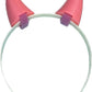 2X Demon Horns For Headset/Cosplay - Made In Usa -16 Colors (Dual Blue/Green)