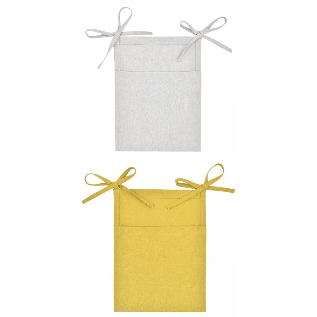 HEAVENGLOW 2X Baby Crib Cot Hanging Storage Bag Diaper Storage Toy Diaper Bag