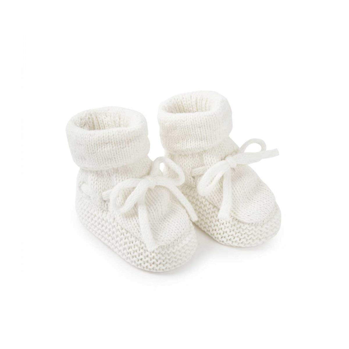 Katie Loxton Little Twinkle Toes Childrens Unisex Baby 0-6 Month Knit Booties in White