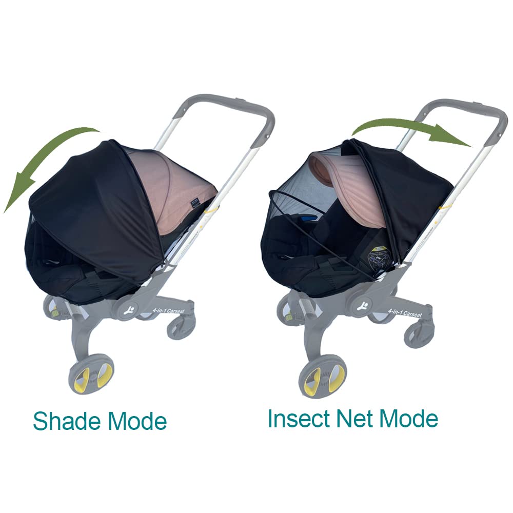 Insect Net, Mosquito Net With Sunshade - Stroller Accessories Compatible With Doona Car Seat & Stroller