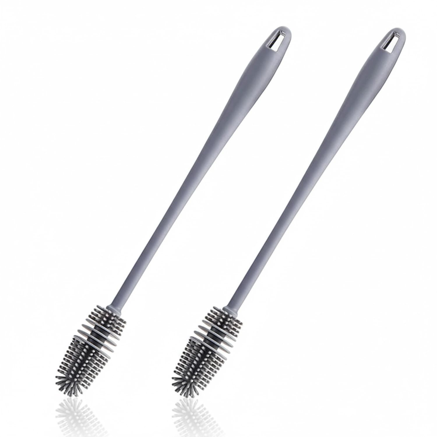 Xml Bottle Cleaning Brush Silicone Long Handle For Baby Bottle, Water Bottle, Containers, Vase And Glass, Bottle Cleaner For Hom