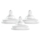 Boon Nursh Curve Silicone Baby Bottle Nipples - Platinum Food-Safe Silicone Bottle Nipples - Medium Flow Nipples For Baby Bottle