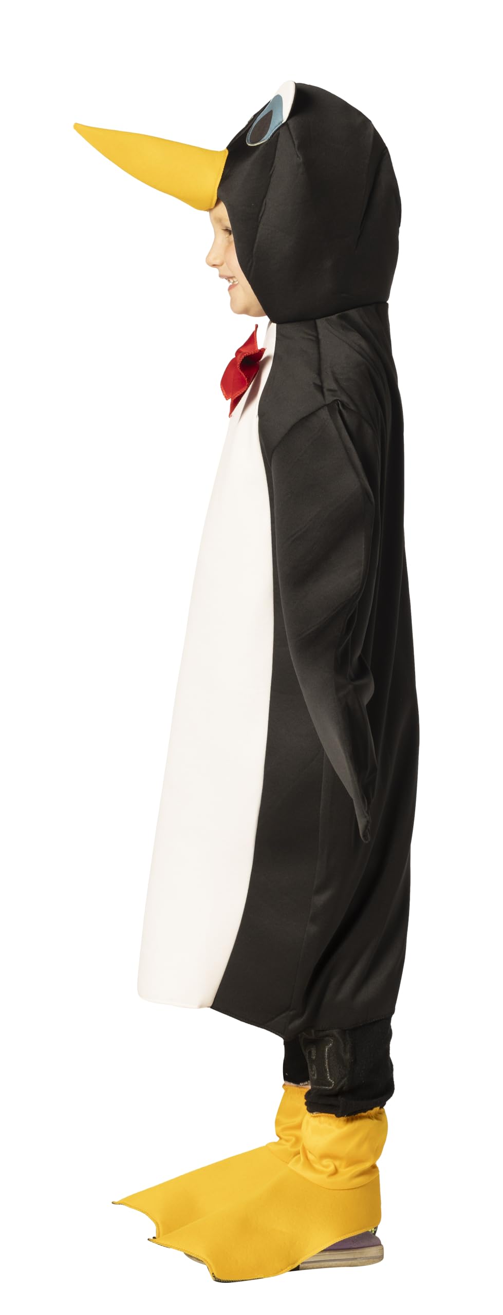 Rasta Imposta Lightweight Penguin Costume, Black and White, Child Size 4-6X