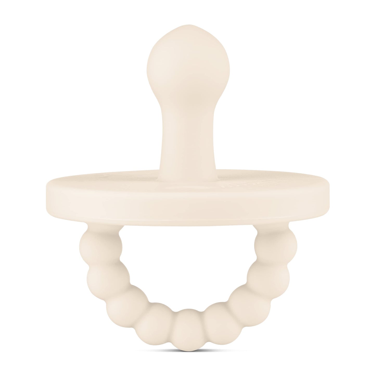 Ryan & Rose Cutie Pat Pacifier Teether (Bulb, Ivory)