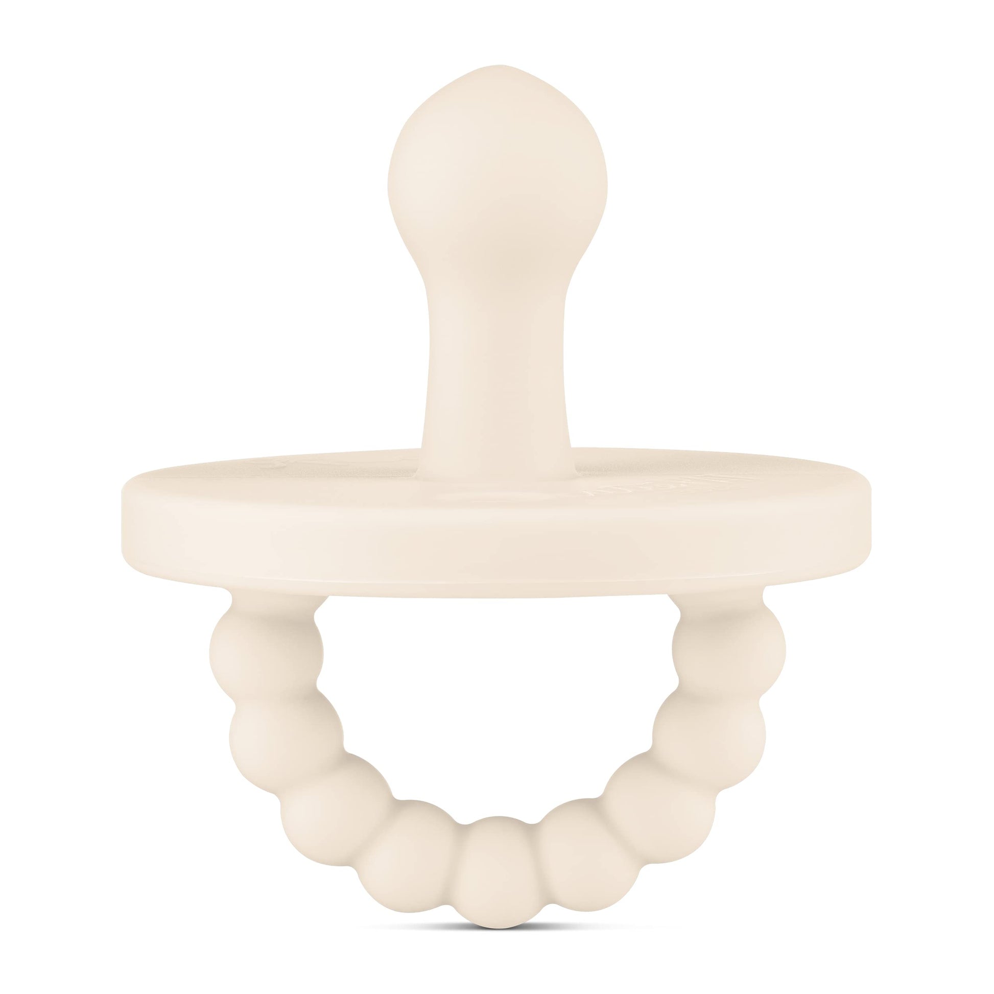 Ryan & Rose Cutie Pat Pacifier Teether (Bulb, Ivory)