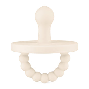 Ryan & Rose Cutie Pat Pacifier Teether (Bulb, Ivory)