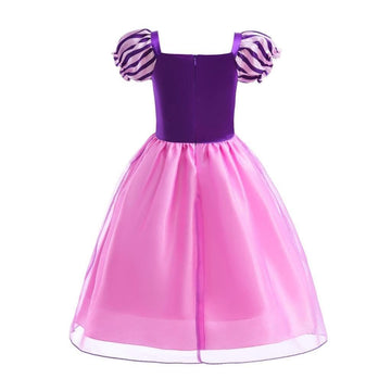 Dressy Daisy Little Girls Long Hair Princess Fancy Dress Up Costume Halloween Birthday Party Outfit With Accessories Set Size 8