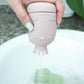 Ginbear Silicone Baby Bath Toys, Non-Toxic Mold Free Infant Squirty Bathtub Toys for Toddlers 6 Months+, Pack of 4 (Dino)