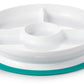 OXO Tot Stick & Stay Suction Divided Plate - Teal, 1 Count (Pack of 1)