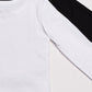 The Children'S Place Baby Girls And Toddler Long Sleeve Basic Layering T-Shirt T Shirt, Black/White 2 Pack, 6-9 Months Us