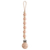 Mushie 100% Silicone Baby Pacifier Clip Bpa Free | Luna (Dried Thyme)