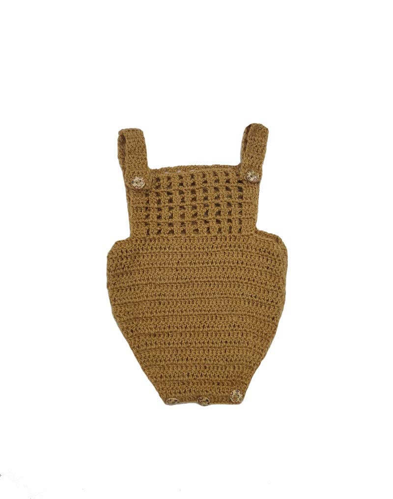 Wegmans Baby Handmade Woolen Winter Wear Bodysuit Half Romper For Baby Girls And Boys (Highballs, 69 Months)