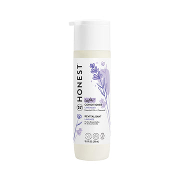 The Honest Company Silicone-Free Conditioner | Gentle For Baby | Naturally Derived, Tear-Free, Hypoallergenic | Lavender Calm, 1