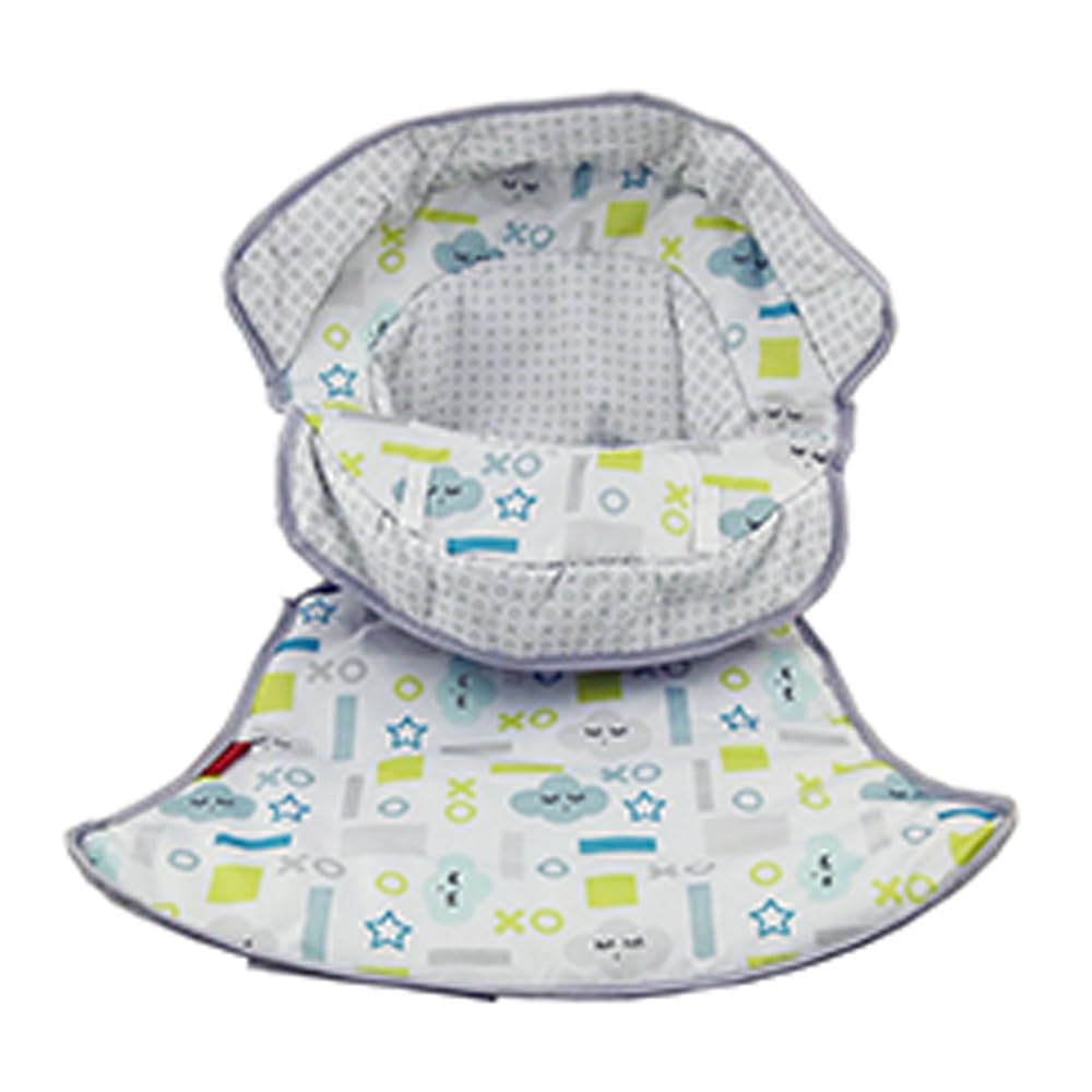 Replacement Part for Fisher-Price Sit-Me-Up Floor Seat GBL25 - Replacement Seat Pad Cushion Cover - Cloud Print