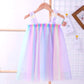 Bgfks Layered Tulle Tutu Dress For Toddler Girls,Baby Girl Rainbow Tutu Princess Skirt Set With Flower Headband.(Purple Rainbow,