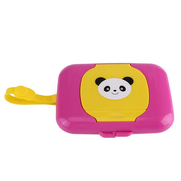 Wet Wipes Storage Box, Baby Portable Wipes Dispenser Travel Refillable Container Tissue Storage Box For Car Bathroom Living Room