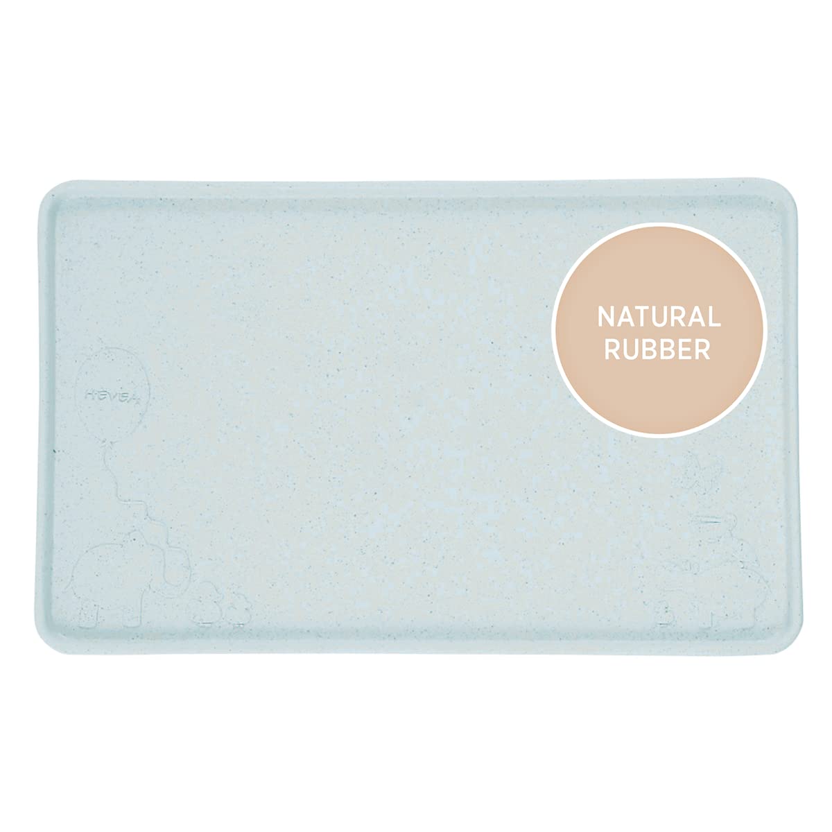 Hevea Natural Rubber Kids Placemat - Alternative To Silicone And Plastic With Upcycled Material, Safe For Children With Fun Anim