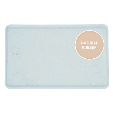 Hevea Natural Rubber Kids Placemat - Alternative To Silicone And Plastic With Upcycled Material, Safe For Children With Fun Anim
