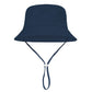 Durio Sun Hat Bucket Hats Wide Brim Summer Hat Sun Protection Beach Hat D Navy Solid 2-4T