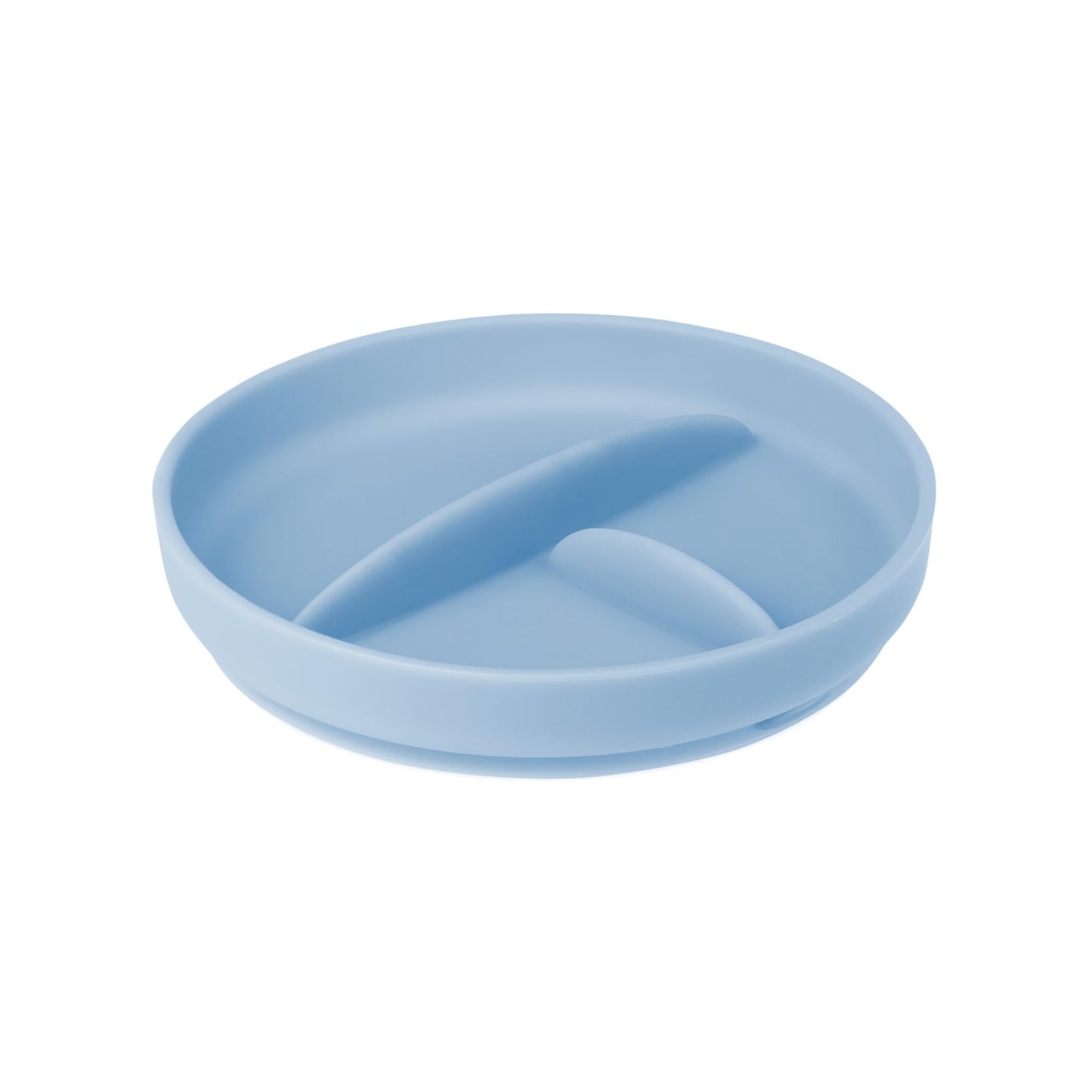 Olababy 100% Silicone Suction Plate | Toddler Plates With Suction | Divided Plates For Kids | Self Feeding Baby Essentials | Bab