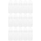Doitool 15 Pcs Newborn Disposable Milk Bottles Babies Supple Milk Bottles Classic Clear Neck Bottles (White)