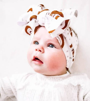 Gezisan Baby Headbands Nylon Bow Baby Turban Knotted Headwrap Hair Accessories For Baby Girls Newborn Infant Toddlers Kids