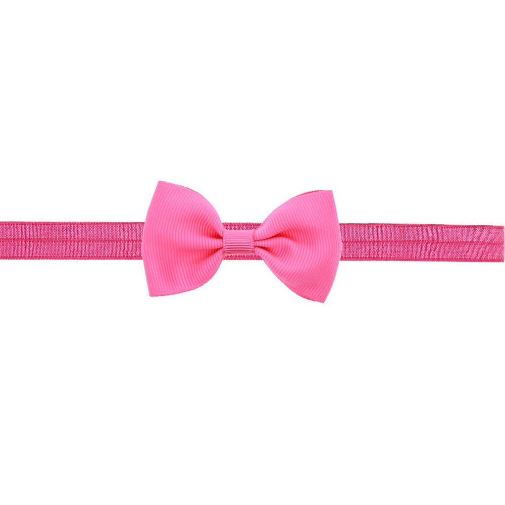 Icobuty 20 Pcs 2.75 Inch Baby Girls Head Bow Hair Band Headband Baby Girl Newborn Toddler (Classic)