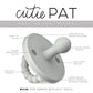 Ryan & Rose Cutie Pat Pacifier Teether (Bulb, Grey)
