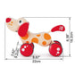 Walk-A-Long Puppy Wooden Pull Toy by Hape  Award Winning Push Pull Toy Puppy For Toddlers Can Sit, Stand and Roll. Rubber Rimmed